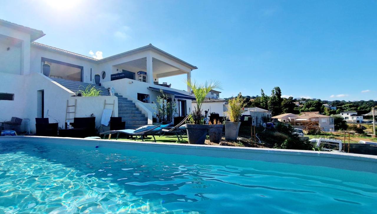 Villa Bistinetti Rez De Villa Tout Confort Avec Piscine Penta di Casinca Екстер'єр фото