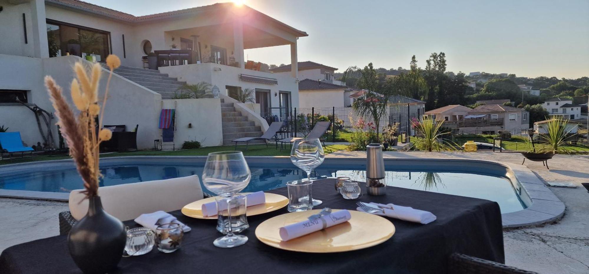 Villa Bistinetti Rez De Villa Tout Confort Avec Piscine Penta di Casinca Екстер'єр фото